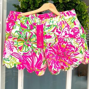 Lilly Pulitzer Buttercup Stretch Shorts Size 00